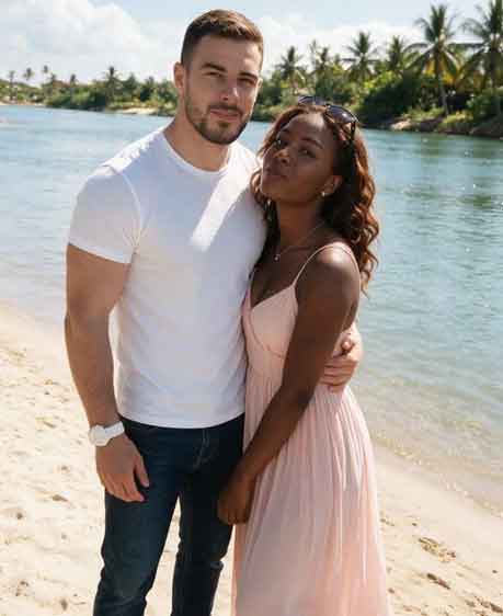 Couple who met on WhiteMenBlackWomen.net