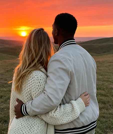 Couple who met on WhiteMenBlackWomen.net